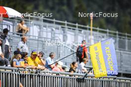 25.08.2022, Ruhpolding, Germany (GER): Event Feature: Spectators - IBU Summer Biathlon World Championships, super sprint junior women, Ruhpolding (GER). www.nordicfocus.com. © Manzoni/NordicFocus. Every downloaded picture is fee-liable.