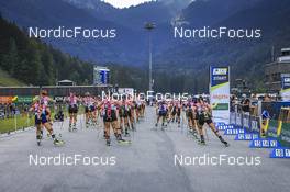 25.08.2022, Ruhpolding, Germany (GER): Event Feature: Womens start of finals - IBU Summer Biathlon World Championships, super sprint junior women, Ruhpolding (GER). www.nordicfocus.com. © Manzoni/NordicFocus. Every downloaded picture is fee-liable.