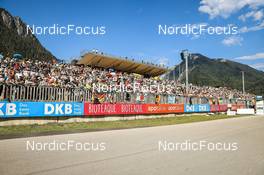 26.08.2022, Ruhpolding, Germany (GER): Event Feature: Public at the finish line - IBU Summer Biathlon World Championships, super sprint men, Ruhpolding (GER). www.nordicfocus.com. © Manzoni/NordicFocus. Every downloaded picture is fee-liable.