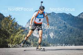 26.08.2022, Ruhpolding, Germany (GER): Adam Buki (HUN) - IBU Summer Biathlon World Championships, super sprint men, Ruhpolding (GER). www.nordicfocus.com. © Manzoni/NordicFocus. Every downloaded picture is fee-liable.