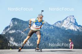 26.08.2022, Ruhpolding, Germany (GER): David Zobel (GER) - IBU Summer Biathlon World Championships, super sprint men, Ruhpolding (GER). www.nordicfocus.com. © Manzoni/NordicFocus. Every downloaded picture is fee-liable.