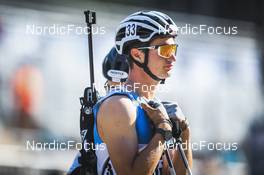 26.08.2022, Ruhpolding, Germany (GER): Niklas Hartweg (SUI) - IBU Summer Biathlon World Championships, super sprint men, Ruhpolding (GER). www.nordicfocus.com. © Manzoni/NordicFocus. Every downloaded picture is fee-liable.