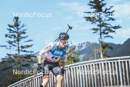 26.08.2022, Ruhpolding, Germany (GER): Sebastian Stalder (SUI) - IBU Summer Biathlon World Championships, super sprint men, Ruhpolding (GER). www.nordicfocus.com. © Manzoni/NordicFocus. Every downloaded picture is fee-liable.