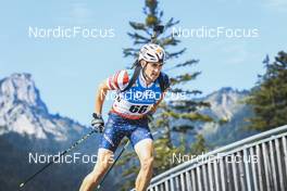 26.08.2022, Ruhpolding, Germany (GER): Sean Doherty (USA) - IBU Summer Biathlon World Championships, super sprint men, Ruhpolding (GER). www.nordicfocus.com. © Manzoni/NordicFocus. Every downloaded picture is fee-liable.