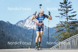 26.08.2022, Ruhpolding, Germany (GER): Sean Doherty (USA) - IBU Summer Biathlon World Championships, super sprint men, Ruhpolding (GER). www.nordicfocus.com. © Manzoni/NordicFocus. Every downloaded picture is fee-liable.