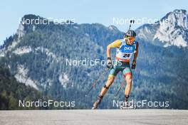 26.08.2022, Ruhpolding, Germany (GER): Karol Dombrovski (LTU) - IBU Summer Biathlon World Championships, super sprint men, Ruhpolding (GER). www.nordicfocus.com. © Manzoni/NordicFocus. Every downloaded picture is fee-liable.