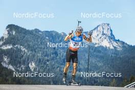 26.08.2022, Ruhpolding, Germany (GER): Niklas Hartweg (SUI) - IBU Summer Biathlon World Championships, super sprint men, Ruhpolding (GER). www.nordicfocus.com. © Manzoni/NordicFocus. Every downloaded picture is fee-liable.