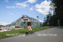 26.08.2022, Ruhpolding, Germany (GER): Roman Rees (GER) - IBU Summer Biathlon World Championships, super sprint men, Ruhpolding (GER). www.nordicfocus.com. © Manzoni/NordicFocus. Every downloaded picture is fee-liable.