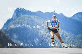 26.08.2022, Ruhpolding, Germany (GER): Anna Weidel (GER) - IBU Summer Biathlon World Championships, super sprint women, Ruhpolding (GER). www.nordicfocus.com. © Manzoni/NordicFocus. Every downloaded picture is fee-liable.