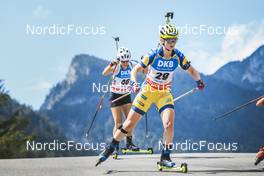 26.08.2022, Ruhpolding, Germany (GER): Mona Brorsson (SWE) - IBU Summer Biathlon World Championships, super sprint women, Ruhpolding (GER). www.nordicfocus.com. © Manzoni/NordicFocus. Every downloaded picture is fee-liable.