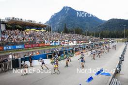 26.08.2022, Ruhpolding, Germany (GER): Event Feature: Start of womens race - IBU Summer Biathlon World Championships, super sprint women, Ruhpolding (GER). www.nordicfocus.com. © Manzoni/NordicFocus. Every downloaded picture is fee-liable.