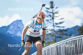 26.08.2022, Ruhpolding, Germany (GER): Lyudmila Akhatova (KAZ) - IBU Summer Biathlon World Championships, super sprint women, Ruhpolding (GER). www.nordicfocus.com. © Manzoni/NordicFocus. Every downloaded picture is fee-liable.