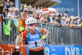 26.08.2022, Ruhpolding, Germany (GER): Marketa Davidova (CZE) - IBU Summer Biathlon World Championships, super sprint women, Ruhpolding (GER). www.nordicfocus.com. © Manzoni/NordicFocus. Every downloaded picture is fee-liable.