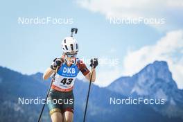 26.08.2022, Ruhpolding, Germany (GER): Lidiia Zhurauskaite (LTU) - IBU Summer Biathlon World Championships, super sprint women, Ruhpolding (GER). www.nordicfocus.com. © Manzoni/NordicFocus. Every downloaded picture is fee-liable.