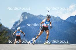 26.08.2022, Ruhpolding, Germany (GER): Dunja Zdouc (AUT) - IBU Summer Biathlon World Championships, super sprint women, Ruhpolding (GER). www.nordicfocus.com. © Manzoni/NordicFocus. Every downloaded picture is fee-liable.