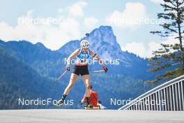 26.08.2022, Ruhpolding, Germany (GER): Hanna-brita Kaasik (EST) - IBU Summer Biathlon World Championships, super sprint women, Ruhpolding (GER). www.nordicfocus.com. © Manzoni/NordicFocus. Every downloaded picture is fee-liable.