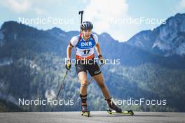 26.08.2022, Ruhpolding, Germany (GER): Lotte Lie (BEL) - IBU Summer Biathlon World Championships, super sprint women, Ruhpolding (GER). www.nordicfocus.com. © Manzoni/NordicFocus. Every downloaded picture is fee-liable.
