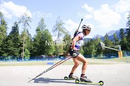 24.08.2022, Ruhpolding, Germany (GER): Alla Ghilenko (MDA) - IBU Summer Biathlon World Championships, training, Ruhpolding (GER). www.nordicfocus.com. © Manzoni/NordicFocus. Every downloaded picture is fee-liable.