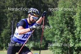 24.08.2022, Ruhpolding, Germany (GER): Anton Sinapov (BUL) - IBU Summer Biathlon World Championships, training, Ruhpolding (GER). www.nordicfocus.com. © Manzoni/NordicFocus. Every downloaded picture is fee-liable.