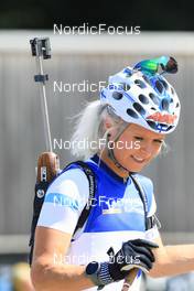 24.08.2022, Ruhpolding, Germany (GER): Mari Eder (FIN) - IBU Summer Biathlon World Championships, Team Finland in the new Noname dress, Ruhpolding (GER). www.nordicfocus.com. © Manzoni/NordicFocus. Every downloaded picture is fee-liable.