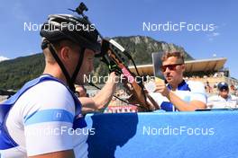 24.08.2022, Ruhpolding, Germany (GER): Heikki Laitinen (FIN) - IBU Summer Biathlon World Championships, Team Finland in the new Noname dress, Ruhpolding (GER). www.nordicfocus.com. © Manzoni/NordicFocus. Every downloaded picture is fee-liable.