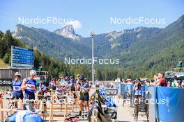 24.08.2022, Ruhpolding, Germany (GER): Undefined athletes compete - IBU Summer Biathlon World Championships, training, Ruhpolding (GER). www.nordicfocus.com. © Manzoni/NordicFocus. Every downloaded picture is fee-liable.