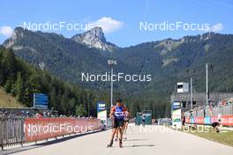 24.08.2022, Ruhpolding, Germany (GER): Undefined athlete competes - IBU Summer Biathlon World Championships, training, Ruhpolding (GER). www.nordicfocus.com. © Manzoni/NordicFocus. Every downloaded picture is fee-liable.