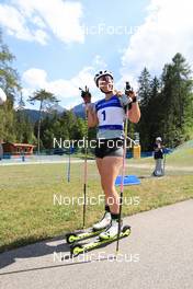 24.08.2022, Ruhpolding, Germany (GER): Lena Haecki (SUI) - IBU Summer Biathlon World Championships, training, Ruhpolding (GER). www.nordicfocus.com. © Manzoni/NordicFocus. Every downloaded picture is fee-liable.