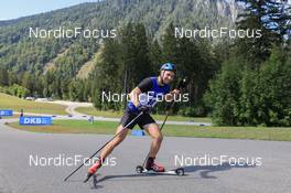 24.08.2022, Ruhpolding, Germany (GER): Mikhail Usov (MDA) - IBU Summer Biathlon World Championships, training, Ruhpolding (GER). www.nordicfocus.com. © Manzoni/NordicFocus. Every downloaded picture is fee-liable.