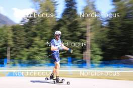 24.08.2022, Ruhpolding, Germany (GER): Sean Doherty (USA) - IBU Summer Biathlon World Championships, training, Ruhpolding (GER). www.nordicfocus.com. © Manzoni/NordicFocus. Every downloaded picture is fee-liable.