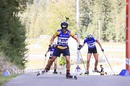 24.08.2022, Ruhpolding, Germany (GER): Tommaso Giacomel (ITA) - IBU Summer Biathlon World Championships, training, Ruhpolding (GER). www.nordicfocus.com. © Manzoni/NordicFocus. Every downloaded picture is fee-liable.