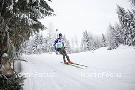 26.01.2022, Arber, Germany (GER): Pavel Magazeev (MDA) - IBU Open European Championships Biathlon, individual men, Arber (GER). www.nordicfocus.com. © Manzoni/NordicFocus. Every downloaded picture is fee-liable.