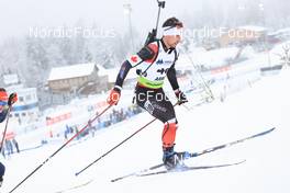 26.01.2022, Arber, Germany (GER): Trevor Kiers (CAN) - IBU Open European Championships Biathlon, individual men, Arber (GER). www.nordicfocus.com. © Manzoni/NordicFocus. Every downloaded picture is fee-liable.