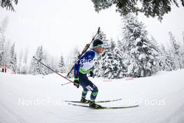 26.01.2022, Arber, Germany (GER): Ilya Auseyenka (BLR) - IBU Open European Championships Biathlon, individual men, Arber (GER). www.nordicfocus.com. © Manzoni/NordicFocus. Every downloaded picture is fee-liable.