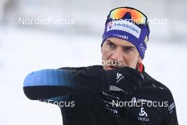 26.01.2022, Arber, Germany (GER): Martin Jaeger (SUI) - IBU Open European Championships Biathlon, individual men, Arber (GER). www.nordicfocus.com. © Manzoni/NordicFocus. Every downloaded picture is fee-liable.