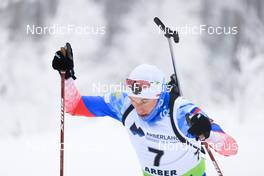 26.01.2022, Arber, Germany (GER): Petr Pashchenko (RUS) - IBU Open European Championships Biathlon, individual men, Arber (GER). www.nordicfocus.com. © Manzoni/NordicFocus. Every downloaded picture is fee-liable.