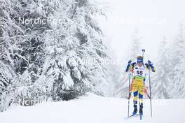 26.01.2022, Arber, Germany (GER): Viktor Brandt (SWE) - IBU Open European Championships Biathlon, individual men, Arber (GER). www.nordicfocus.com. © Manzoni/NordicFocus. Every downloaded picture is fee-liable.