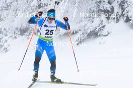 26.01.2022, Arber, Germany (GER): Remi Broutier (FRA) - IBU Open European Championships Biathlon, individual men, Arber (GER). www.nordicfocus.com. © Manzoni/NordicFocus. Every downloaded picture is fee-liable.