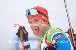 26.01.2022, Arber, Germany (GER): Alex Cisar (SLO) - IBU Open European Championships Biathlon, individual men, Arber (GER). www.nordicfocus.com. © Manzoni/NordicFocus. Every downloaded picture is fee-liable.