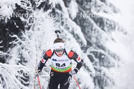 26.01.2022, Arber, Germany (GER): Logan Pletz (CAN) - IBU Open European Championships Biathlon, individual men, Arber (GER). www.nordicfocus.com. © Manzoni/NordicFocus. Every downloaded picture is fee-liable.