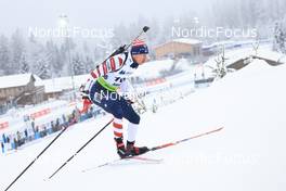 26.01.2022, Arber, Germany (GER): Scott Lacy (USA) - IBU Open European Championships Biathlon, individual men, Arber (GER). www.nordicfocus.com. © Manzoni/NordicFocus. Every downloaded picture is fee-liable.