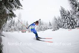 26.01.2022, Arber, Germany (GER): Oscar Lombardot (FRA) - IBU Open European Championships Biathlon, individual men, Arber (GER). www.nordicfocus.com. © Manzoni/NordicFocus. Every downloaded picture is fee-liable.