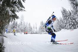 26.01.2022, Arber, Germany (GER): Juri Uha (EST) - IBU Open European Championships Biathlon, individual men, Arber (GER). www.nordicfocus.com. © Manzoni/NordicFocus. Every downloaded picture is fee-liable.