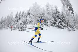 26.01.2022, Arber, Germany (GER): Oskar Brandt (SWE) - IBU Open European Championships Biathlon, individual men, Arber (GER). www.nordicfocus.com. © Manzoni/NordicFocus. Every downloaded picture is fee-liable.