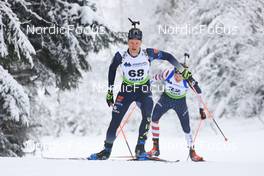 26.01.2022, Arber, Germany (GER): Dominic Schmuck (GER) - IBU Open European Championships Biathlon, individual men, Arber (GER). www.nordicfocus.com. © Manzoni/NordicFocus. Every downloaded picture is fee-liable.