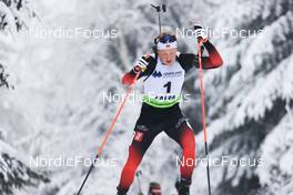 26.01.2022, Arber, Germany (GER): Johannes Dale (NOR) - IBU Open European Championships Biathlon, individual men, Arber (GER). www.nordicfocus.com. © Manzoni/NordicFocus. Every downloaded picture is fee-liable.