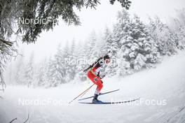 26.01.2022, Arber, Germany (GER): Lucas Pitzer (AUT) - IBU Open European Championships Biathlon, individual men, Arber (GER). www.nordicfocus.com. © Manzoni/NordicFocus. Every downloaded picture is fee-liable.