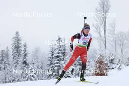 26.01.2022, Arber, Germany (GER): Anna Gandler (AUT) - IBU Open European Championships Biathlon, individual women, Arber (GER). www.nordicfocus.com. © Manzoni/NordicFocus. Every downloaded picture is fee-liable.