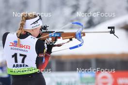 26.01.2022, Arber, Germany (GER): Karoline Erdal (NOR) - IBU Open European Championships Biathlon, individual women, Arber (GER). www.nordicfocus.com. © Manzoni/NordicFocus. Every downloaded picture is fee-liable.