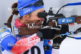 26.01.2022, Arber, Germany (GER): Anastasiia Shevchenko (RUS) - IBU Open European Championships Biathlon, individual women, Arber (GER). www.nordicfocus.com. © Manzoni/NordicFocus. Every downloaded picture is fee-liable.